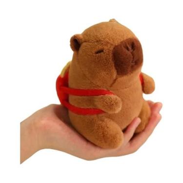 Imagem de Brinquedo De Pelúcia Capybara De 12cm, Animal De Estimação Simulado Co