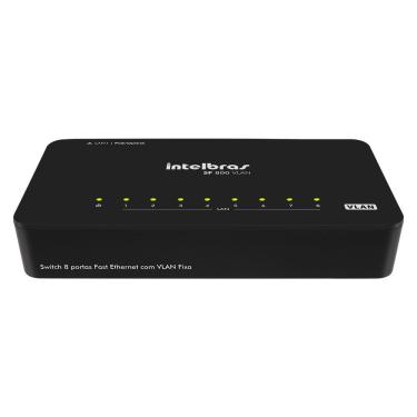 Imagem de Switch 8 Portas Intelbras Sf 800 Vlan Poe