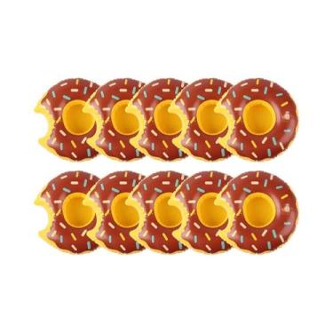 Imagem de Conjunto De Porta-Copos Infláveis Para Piscina, Bandeja Flutuante Para