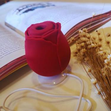 Imagem de Vibro Rosa Sugadora de Excitante Recarregável - Triple Power, Vermelho