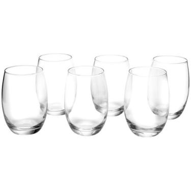 Imagem de Jogo de Copos de Vidro 6 Peças 465ml Nadir - SM Aruba, Transparente