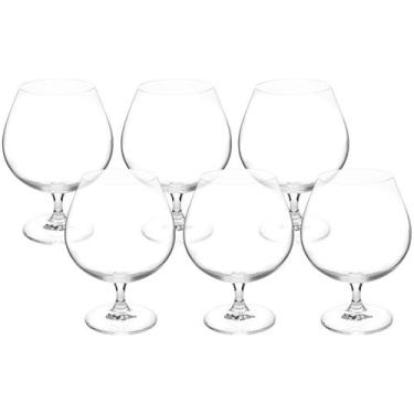 Imagem de Jogo de Taças para Conhaque Cristal 690ml 6 Peças Bohemia Gastro Brand