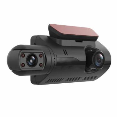 Imagem de Camera Veicular Interna e Frontal C/ Display Filmadora Automotiva Dash