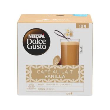 Imagem de Café Dolce Gusto Au Lait Vanilla 10 Cápsulas 110g, 10 Cápsulas, Café c