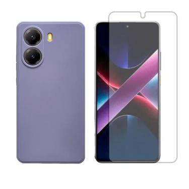 Imagem de Capa Aveludada Para Xiaomi Poco X7 Pro + Pelicula Hidrogel - GR Global