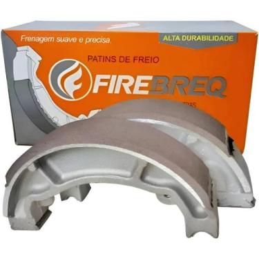 Imagem de Patim Lona Freio Titan125 150 160 Diant Trasei Std - FIREBREQ