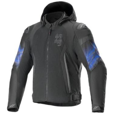 Imagem de Jaqueta Alpinestars Zaca Air Venom WP, Preto/Azul, GG