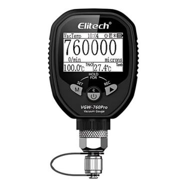 Imagem de Vacuômetro Digital Elitech 19.000 Microns Vgw-760 Bluetooth