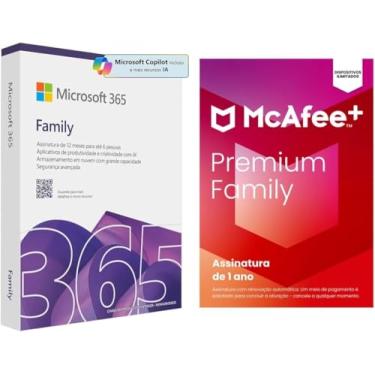 Imagem de Kit Microsoft 365 Family + McAfee Premium Family 2026 - EP232347