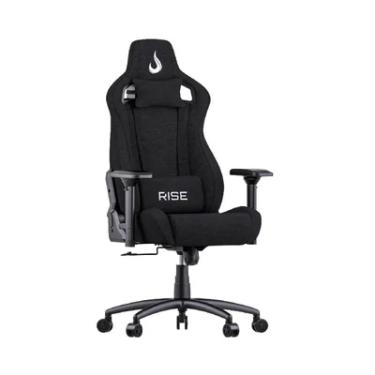 Imagem de Cadeira Gamer Rise Mode Z5, Ângulo Ajustável, Braço 4D, Preto, Tecido - RM-CG-Z05-BK-FBC