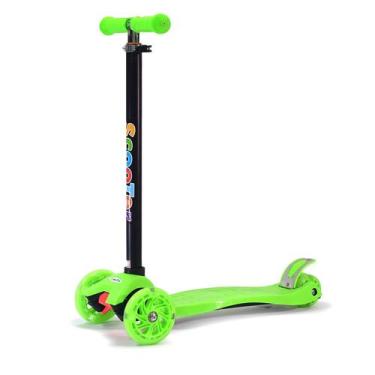 Imagem de Patinete Maré 3 Rodas LED COLORIDO, Verde