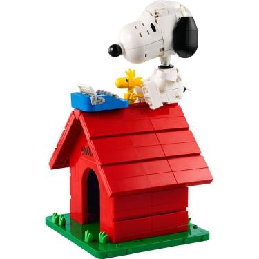 Imagem de Kit de Construção 21368 Peanuts: Casinha do Snoopy Figura Articulada com Céu Estrelado Branco Lego