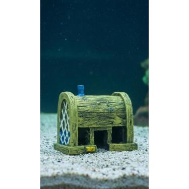 Imagem de Enfeite Aquário Resina Lanchonete 10cm - Congratulations Store