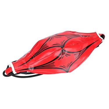 Imagem de Bnineteenteam Bola de treinamento de couro de poliuretano de duas extremidades, bola de velocidade de boxe, treino, speedball para treino, perfuração, fitness., Vermelho