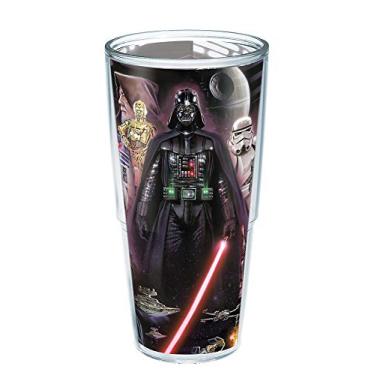Imagem de Tervis Copo isolado de parede dupla Star Wars Made in USA mantém as bebidas frias e quentes, 680 g - sem tampa, colagem