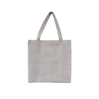 Imagem de 12 Sacolas Ecológicas - Algodão Cru (Ecobag) 28x28cm Alça Translaçado 50cm (largura X Altura)