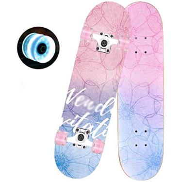 Mini Skate Infantil Menina Feminino Completo Board Rosa Kids em Promoção na  Americanas