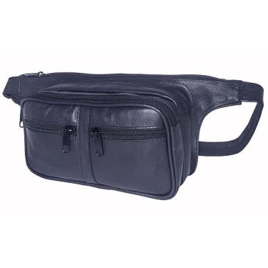 Imagem de Pochete Retangular Grande Feita De Couro