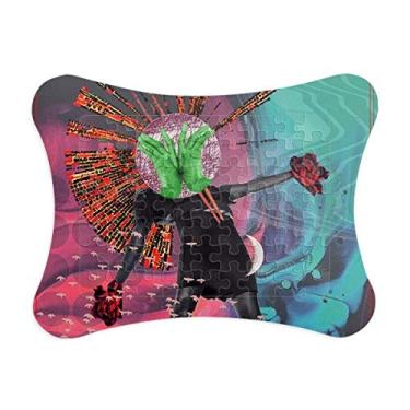 Imagem de Moldura de quebra-cabeça de arte abstrata Dizzy and Fall Decoração de imagem Enfeite de jogo de quebra-cabeça