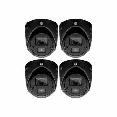 Imagem de Kit 4 Câmeras Dome Intelbras Mini Case Preto Vhd 3220 D 20 Metros Infra Multi Hd 2 Mp Full Hd 1080p