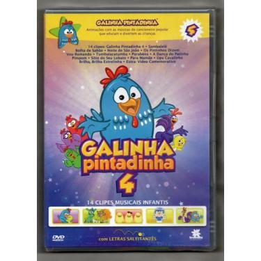 Imagem de Galinha Pintadinha 4 Dvd 14 Clipes Musicais Infantis - Som Livre