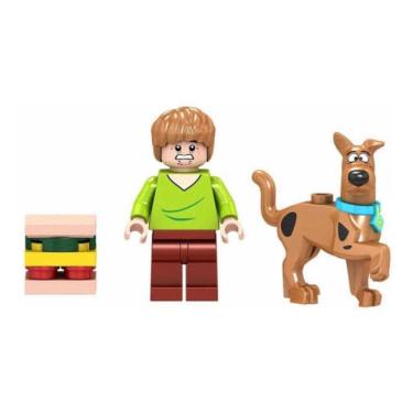 Imagem de Bonecos Blocos De Montar Scooby Doo Salsicha Sanduíche