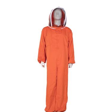 Imagem de UOBEKETO Macacão profissional apicultor com véu autossuficiente para apicultura