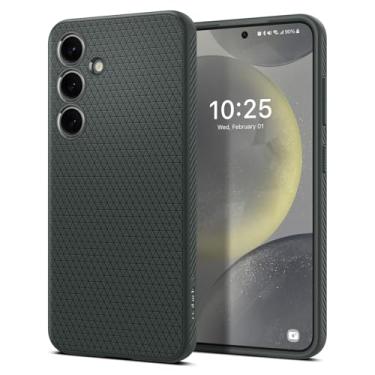 Imagem de Capa Spigen para Samsung Galaxy S24: Liquid Air [Tecnologia de almofada de ar] para Samsung Galaxy S24 - Verde Abismo