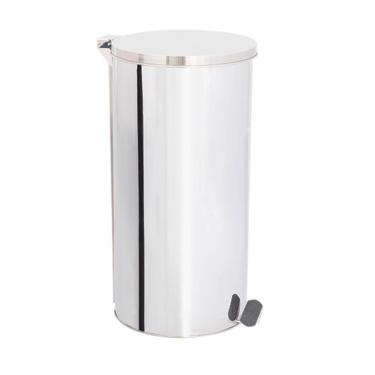 Imagem de Lixeira em Aço Inox 120L Pedal Redonda