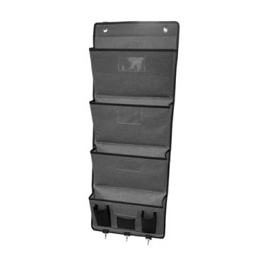 Imagem de MERIGLARE Organizador de arquivo sobre a porta, pasta de arquivo suspensa na parede, organizador de correio, suporte de arquivo multifuncional para notebooks