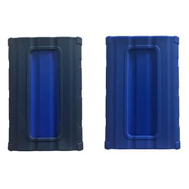 Imagem de Pacote com 2 capas protetoras de silicone líquido macio DAYJOY compatível com Samsung T7 Shield SSD externo 2022 - bolsa de armazenamento portátil à prova de choque à prova de quedas resistente a