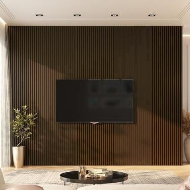 Imagem de Painel Ripado de Pvc 6 Barras de 2,70m X 0,15cm Venda em (2,43m²) Marrom
