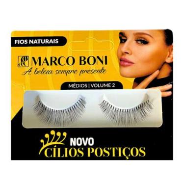 Imagem de Cílios Postiços Fios Curtos Naturais Volume 1 Marco Boni, Preto