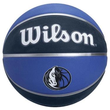 Imagem de Bola De Basquete NBA Team Tribute Dallas Mavericks 7 Wilson, Preto, Az