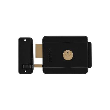 Imagem de Fechadura Eletrica Intelbras Preta Dupla Fx 500, Preto