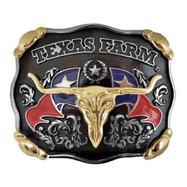 Imagem de Fivela Cowboy Country Texas Farm Longhorn - DRC