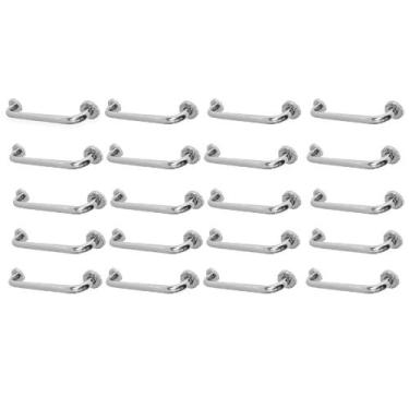 Imagem de Alça Barra Apoio Kit 20 Uni Inox 30 cm Criança Idoso Deficiente Gestan