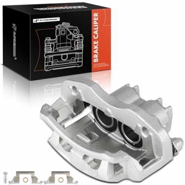 Imagem de A-Premium Conjunto de pinça de freio a disco com suporte compatível com Ford F-250 Super Duty 1999-2000, F-350 Super Duty 1999-2000 - lado traseiro do motorista ou do passageiro