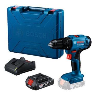 Imagem de Furadeira E Parafusadeira A Bateria Gsb 183-li - Bosch, Azul, 110V/220