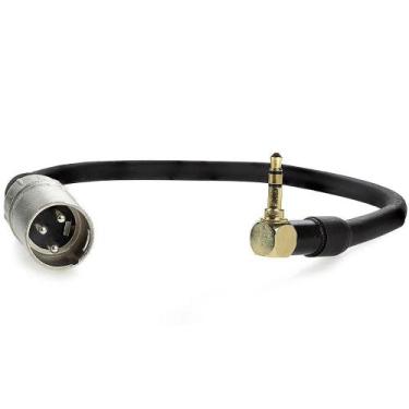 Imagem de Cabo Adaptador P2 Estereo 90 Graus Para Xlr Macho - 1 Metro - Cirilo C