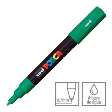 Imagem de Caneta Posca Marcador Uni-Ball PC-1M Verde 6 - Uni Ball