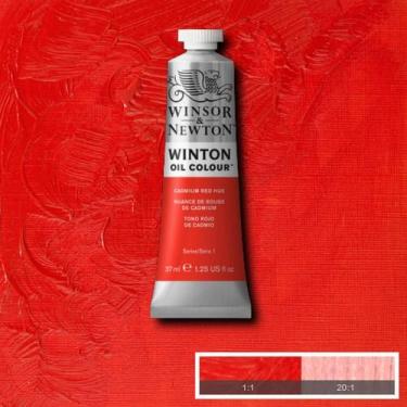 Imagem de Tinta À Óleo Para Tela Winton 37ml 095 S1 Cadmium Red Hue - Winsor & N