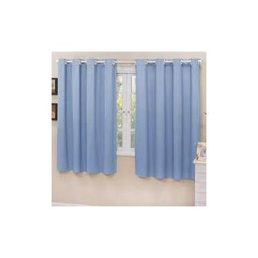 Imagem de Cortina Blackout pvc Azul  corta luz 100% 280 x 1.60 - Vigui
