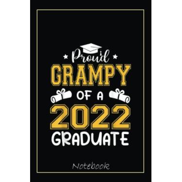 Imagem de Proud Grampy Of A 2022 Senior 22 Graduate Funny Graduation Notebook: Graduation Gift Diary For Notes, Congratulations, Graduate Journal, Gold Graduate ... Journal, 6x9 college ruled notebook