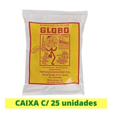 Imagem de Biscoito Globo 25 unidades Rio de Janeiro, Salgado ou Doce, Doce