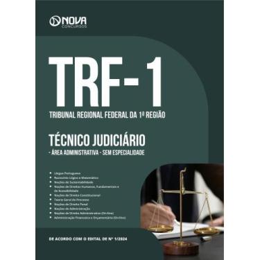 Imagem de Apostila TRF-1 2024 - Técnico Judiciário - Área Administrativa - Sem E