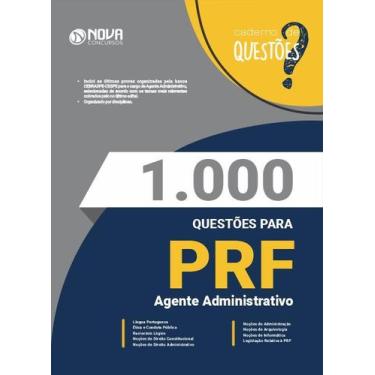 Imagem de Livro 1.000 Questões Gabaritadas PRF - Agente Administrativo