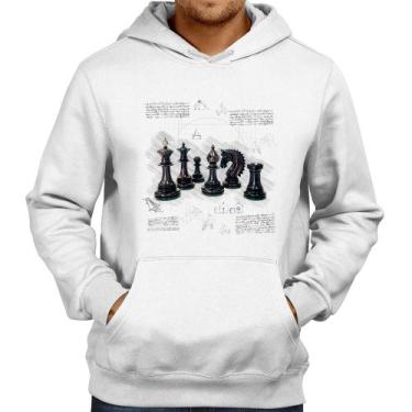 Imagem de Moletom Xadrez - Foca na Moda, Branco, M