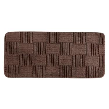 Imagem de Carpete Do Banheiro,Banheiro Cozinha Quarto Corredor Antiderrapante Absorvente De Suor Grande 45x100cm(Marrom)