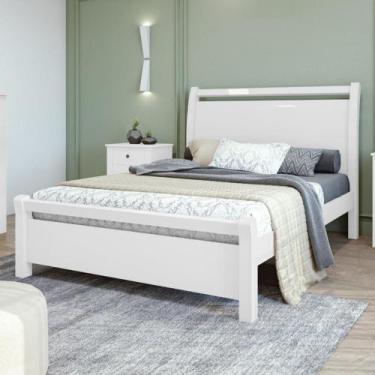 Imagem de Cama Casal 140cm Reali Lopas, Branco